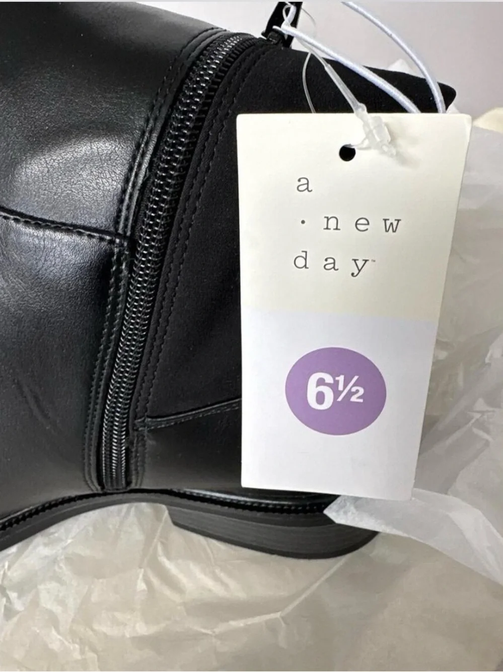 a new day Black Over-the-Knee Flat Riding Boots